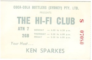 Hi-Fi Club Ticket