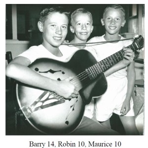 Barry, Robin and Maurice Gibbs