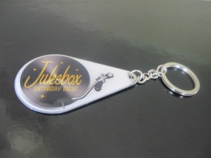 Jukebox Saturday Night Key Ring