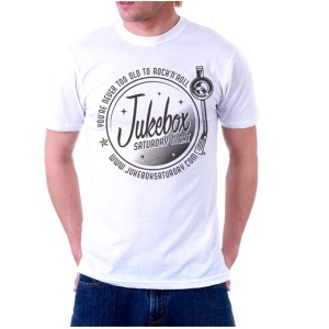 Jukebox Saturday Night White T-Shirt