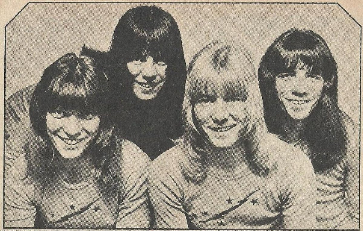 The Sweet in 1972, including Brian Connolly