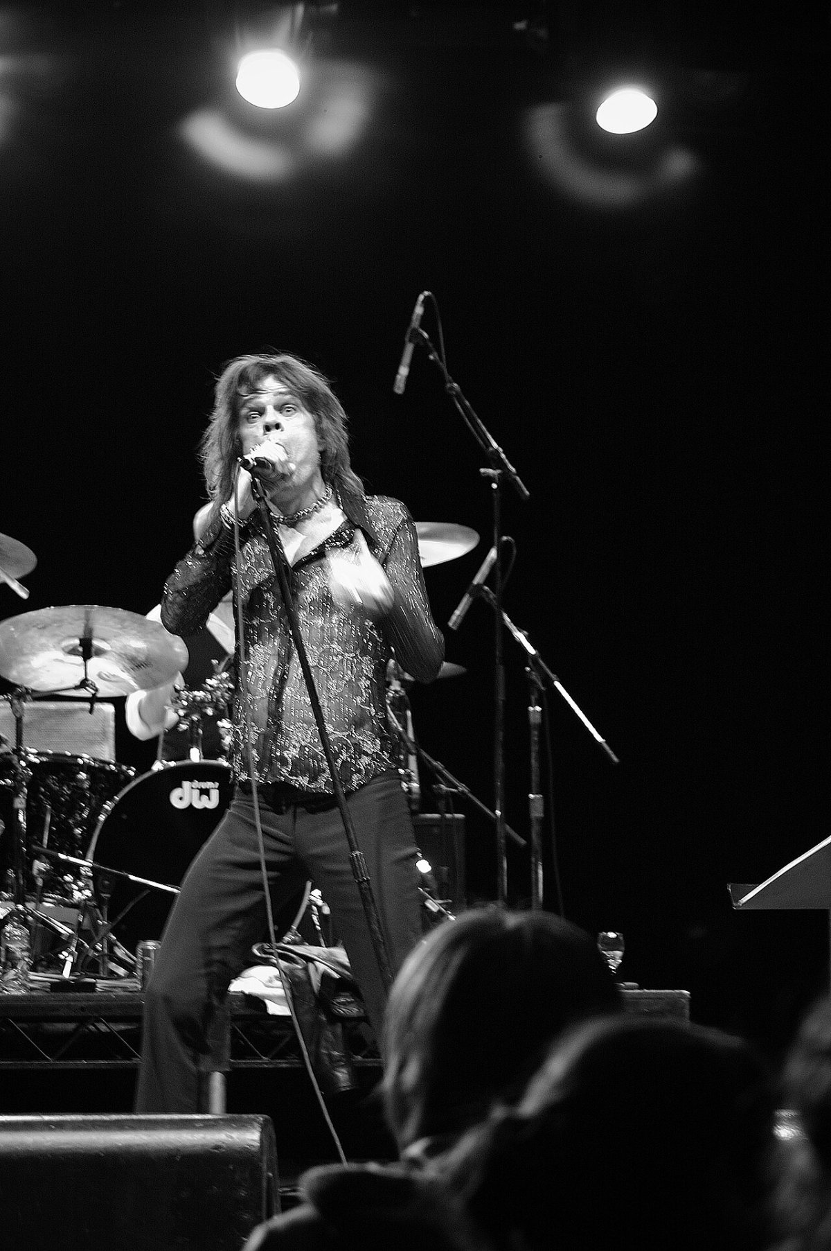 David Johansen performing with the New York Dolls