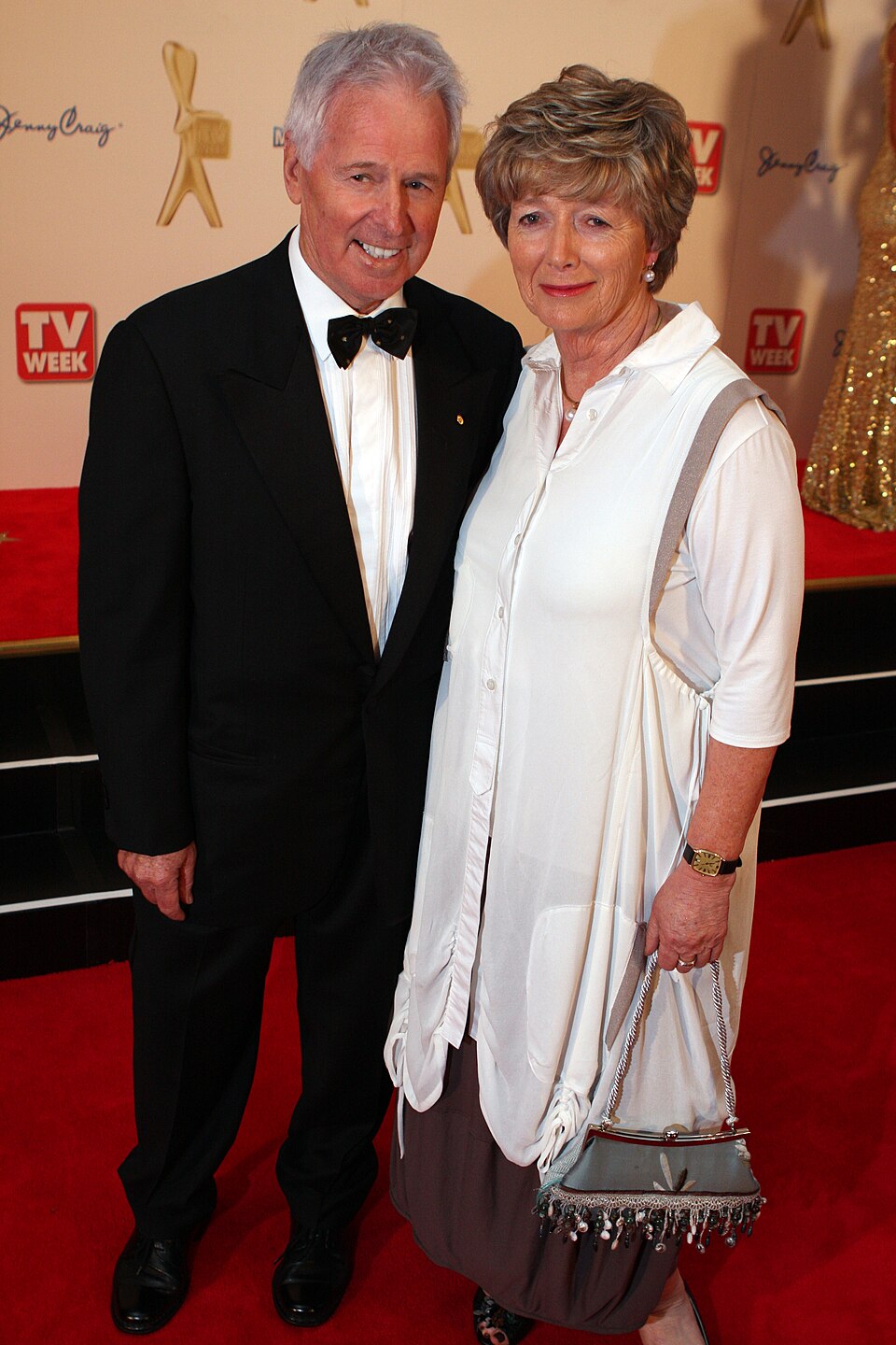 Tony Barber in a dinner suit on the red carpet at the 2011 Logie Awards