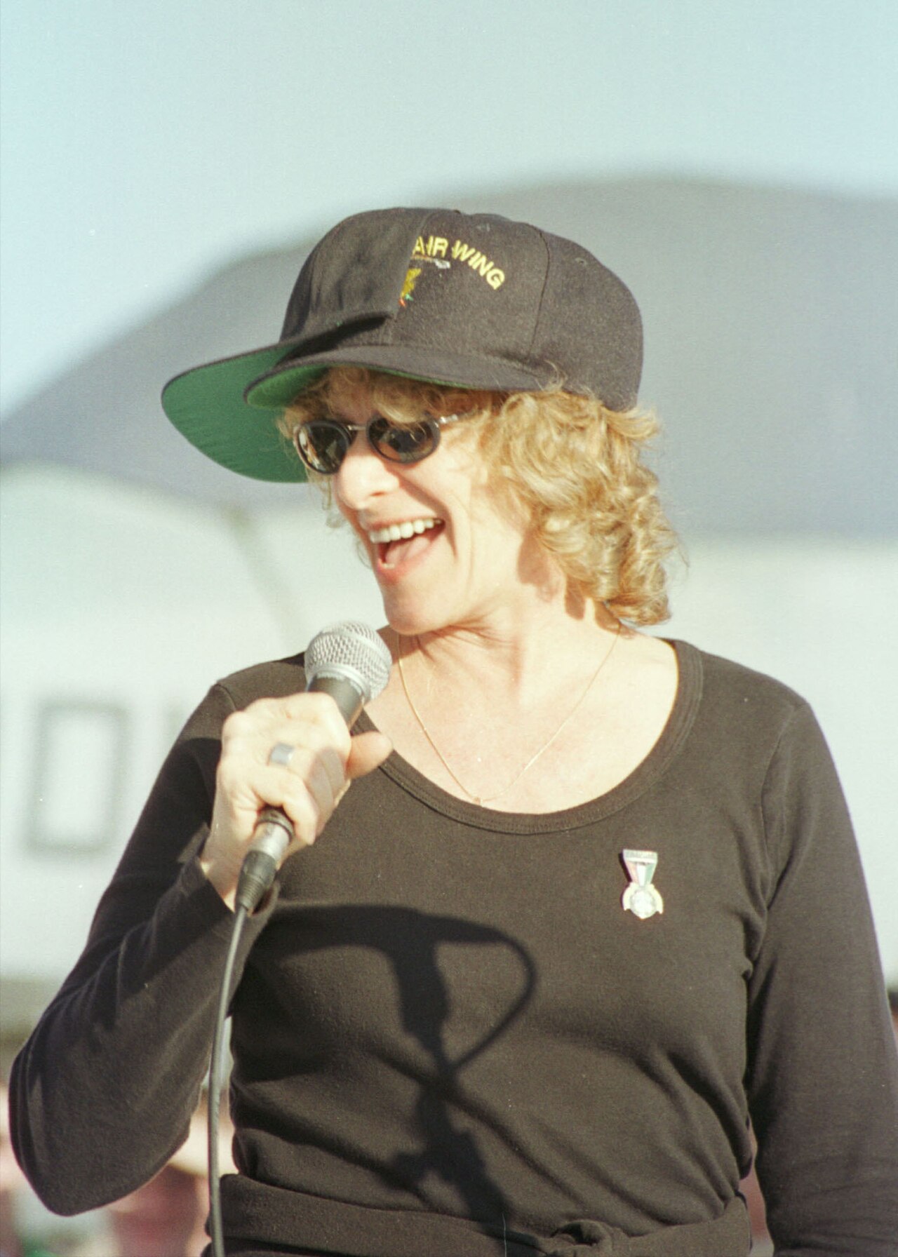Carole King singing to the crew of the USS Enterprise in 1998